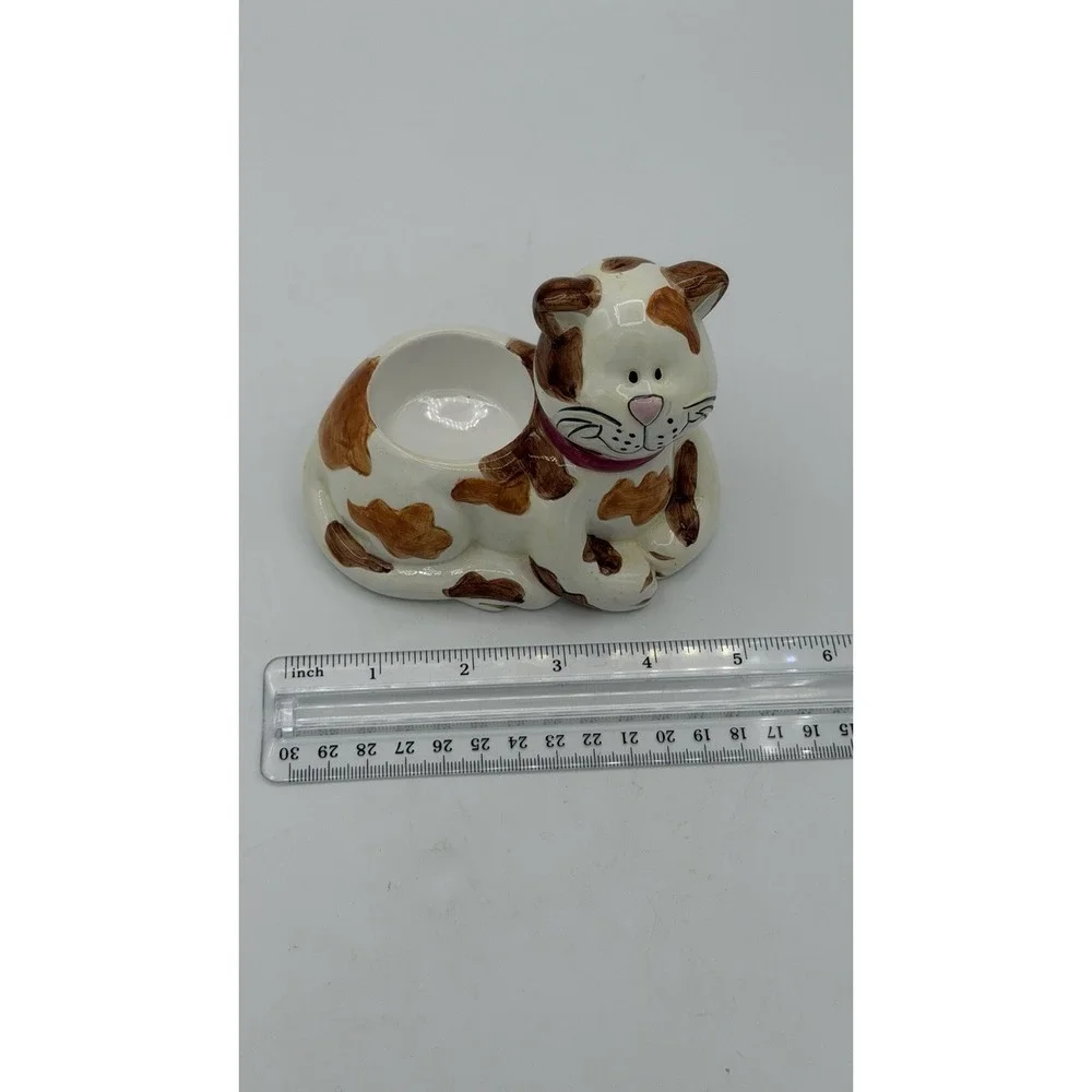 Waxcessories Cat Tales Calico Kitty Tealight Candle Holder